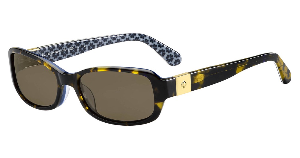 Kate Spade PAXTON2/S rectangle sunglasses in Havana Pattern/Bronze Pz