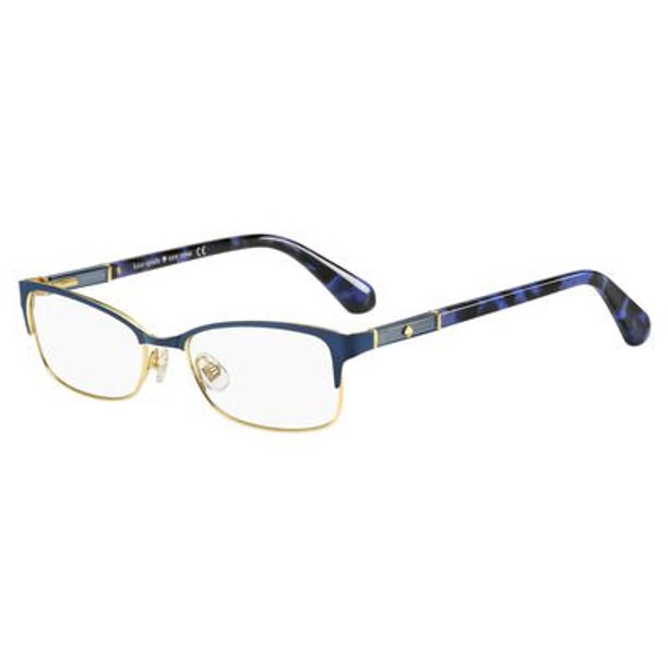 Kate Spade Laurianne rectangle eyeglasses in Matte Blue Havana