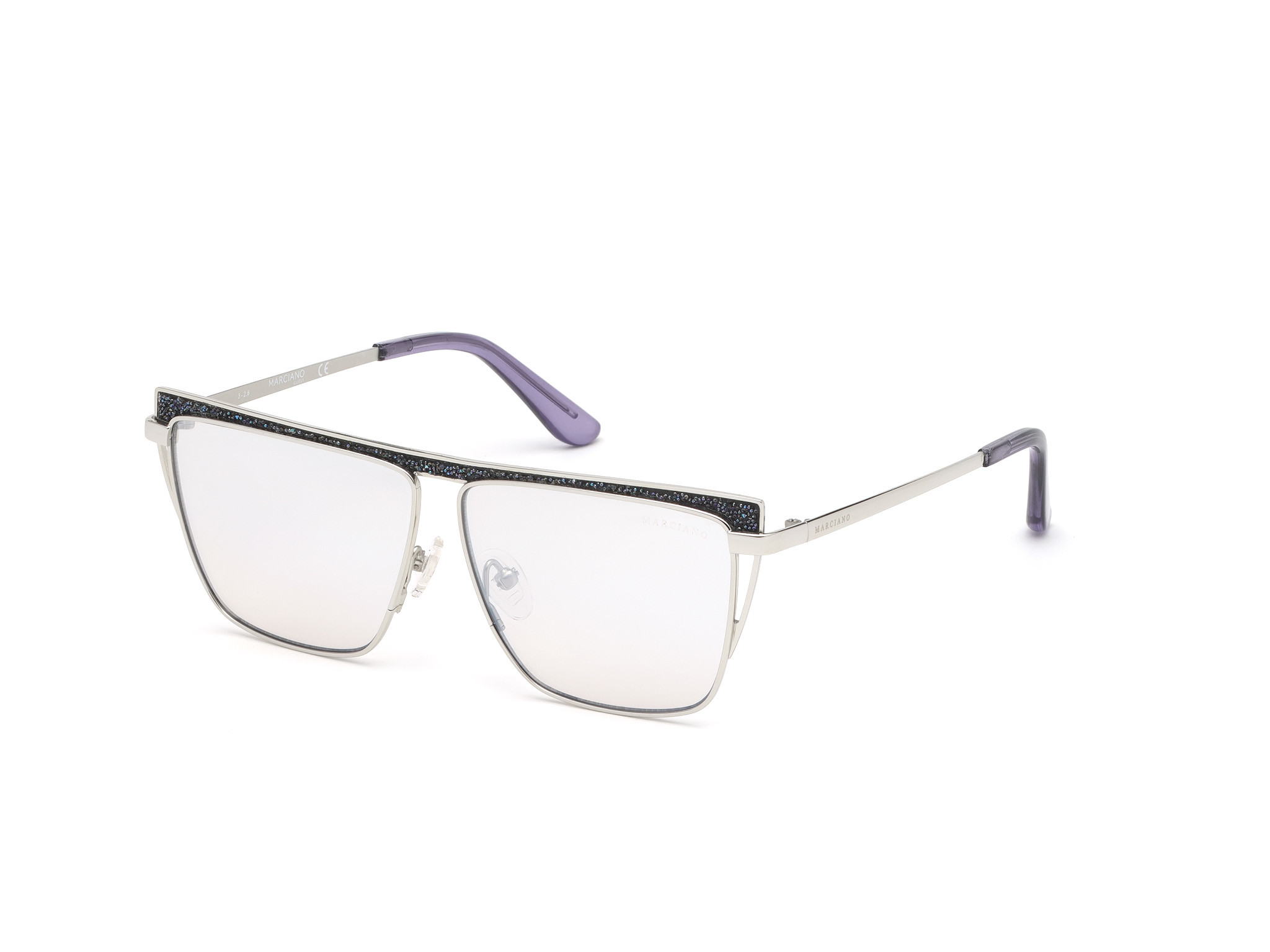 Shiny Light Nickeltin / Gradient Lenses