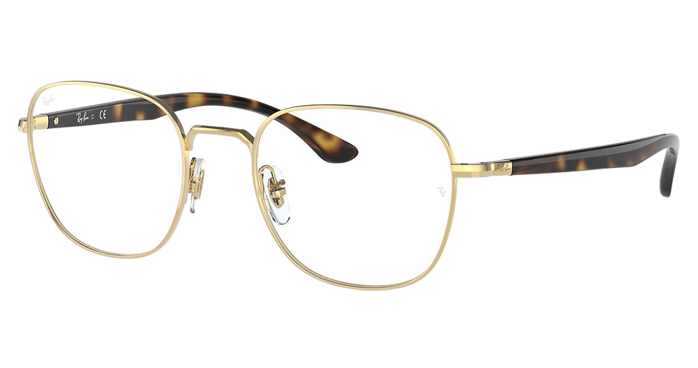 Ray-Ban RX6477 square eyeglasses in Arista