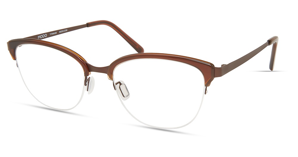 Modo 4526 round eyeglasses in Brown Gradient