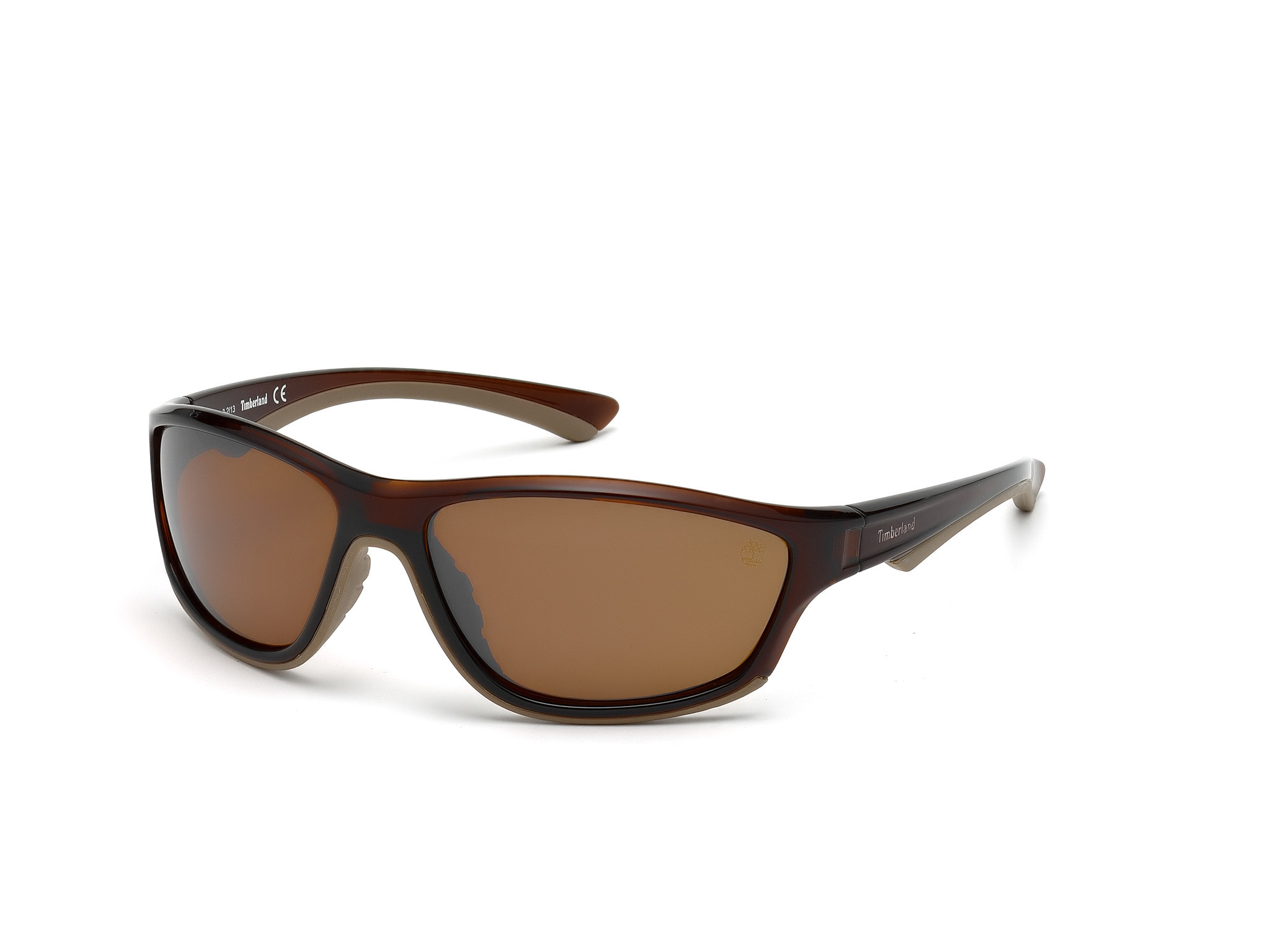 Crystal Brown, Taupe Rubber Details / Brown Flash Mirror Lenses