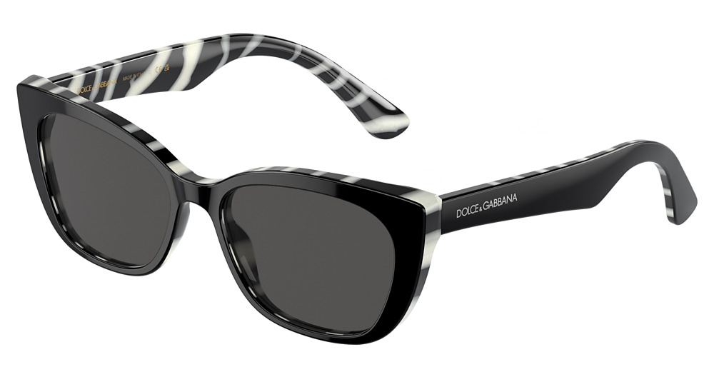 BLACK ON ZEBRA / DARK GREY
