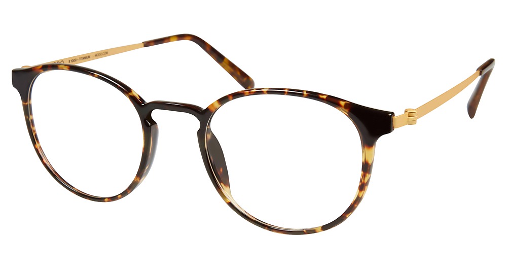 Modo 7002 round eyeglasses in Tortoise