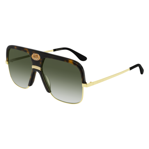 Gucci GG0478S rectangle sunglasses in Havana