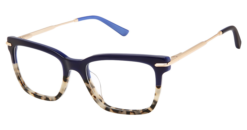 navy / ivory tortoise