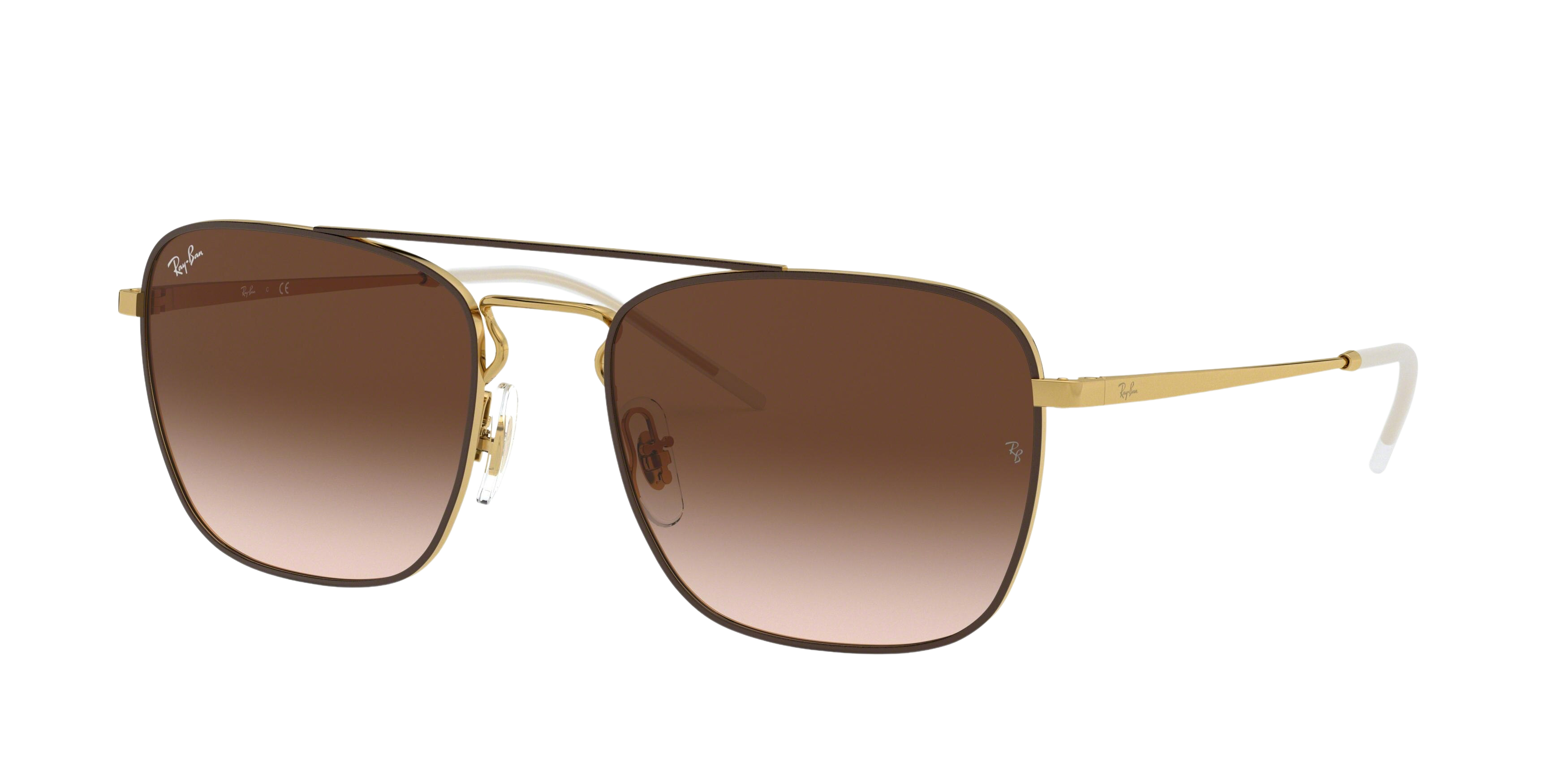 GOLD TOP ON BROWN