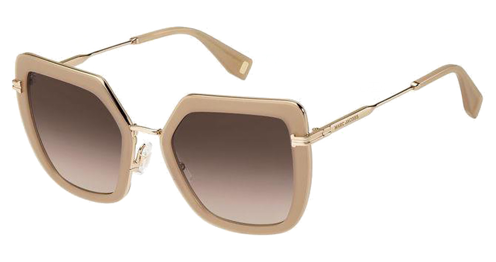 Marc Jacobs MJ 1065/S square sunglasses in Goldnude/Brown Shaded