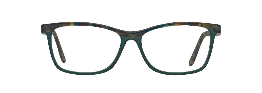 Matte Aquamarine Tortoise with Aqua