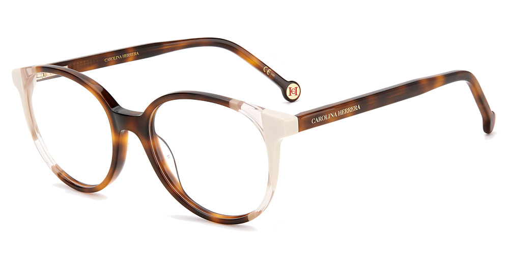 Carolina Herrera CH 0067 round eyeglasses in Hvnivory