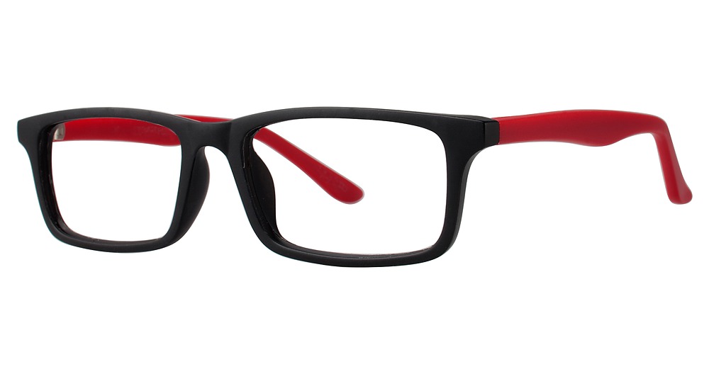 black/red matte