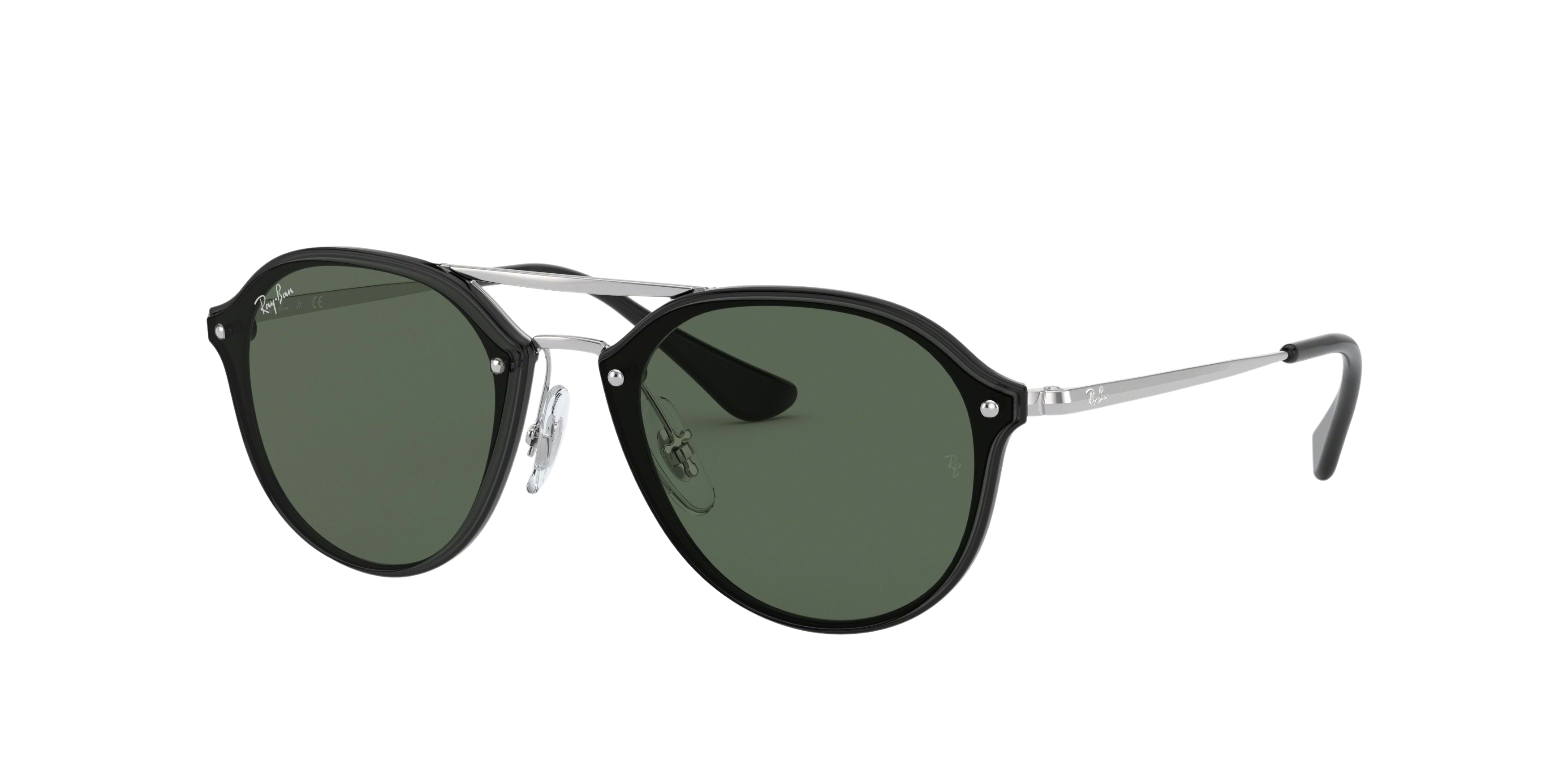Ray-Ban RJ9067SN round sunglasses in Black