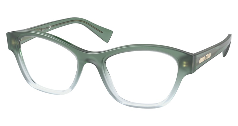 Miu Miu MU 08TV cateye eyeglasses in Green Gradient