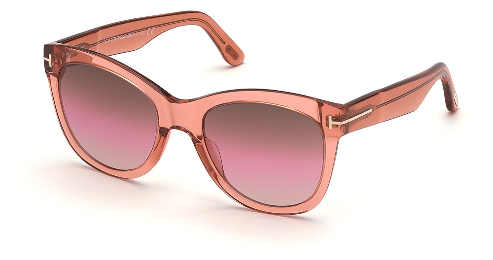 Tom Ford FT0870-F cateye sunglasses in Pink/Other/Gradient Brown