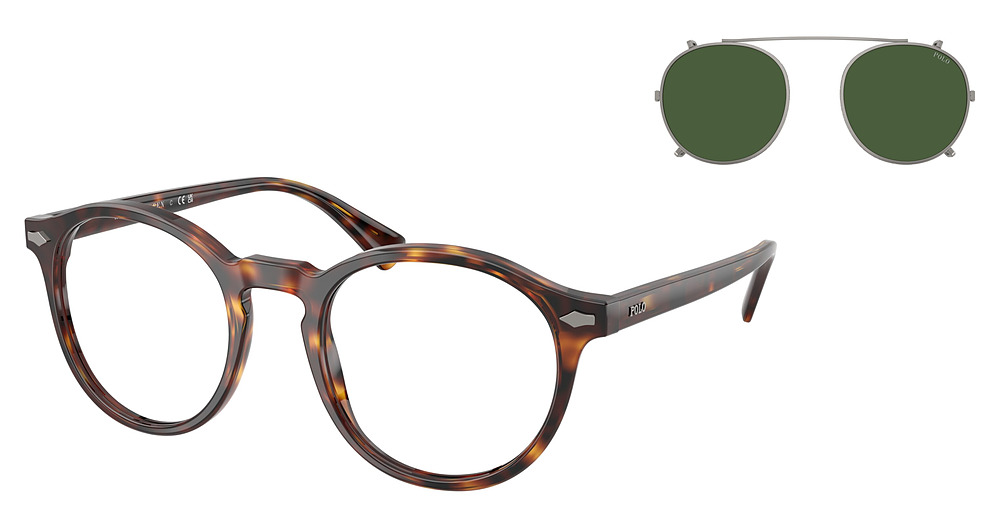 SHINY BROWN TORTOISE / BOTTLE GREEN