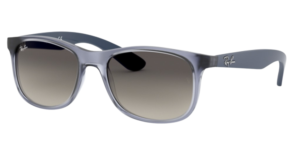 Ray-Ban RJ9062S square sunglasses in Transparent Blue