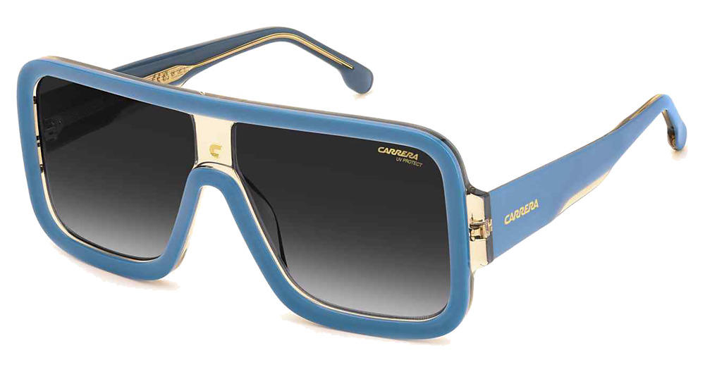 BLUE BEIG / DARK GREY SHADED