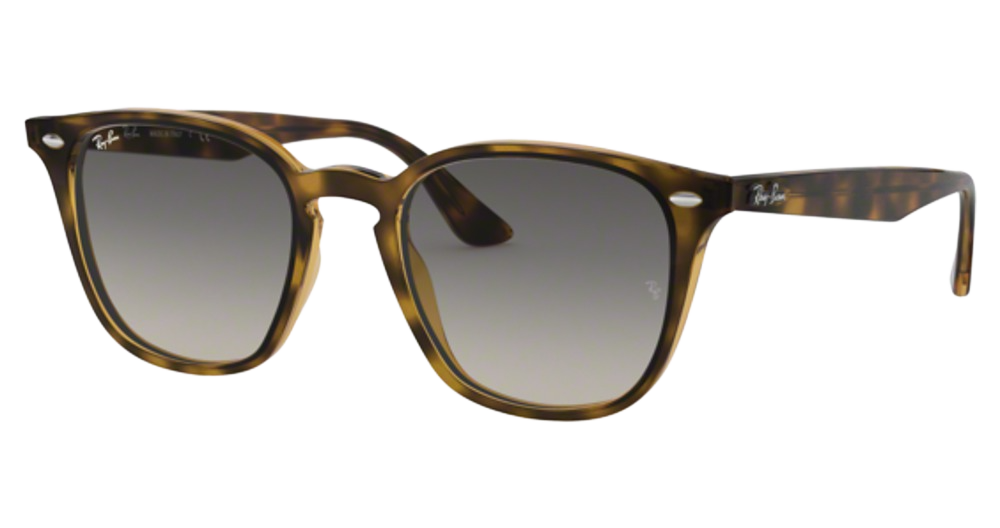 Ray-Ban RB4258 round sunglasses in Light Havana/Light Grey Gradient Dark Grey