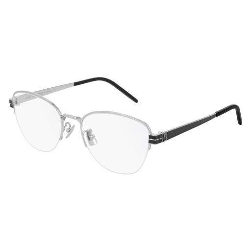 Saint Laurent SL M64 rectangle sunglasses in Silver