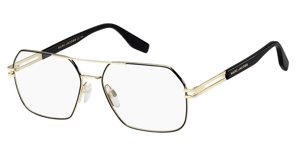 Marc Jacobs MARC 602 rectangle eyeglasses in Gold Blck