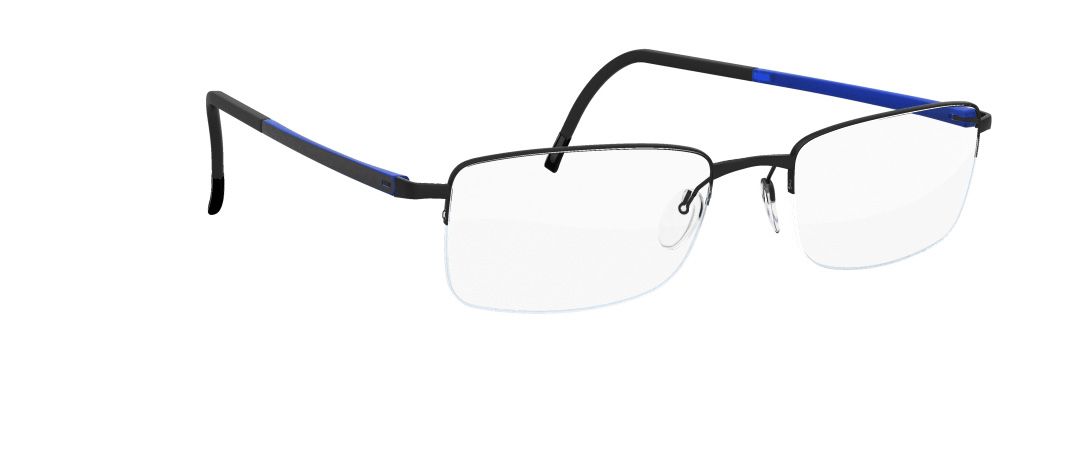 satined black/indigo