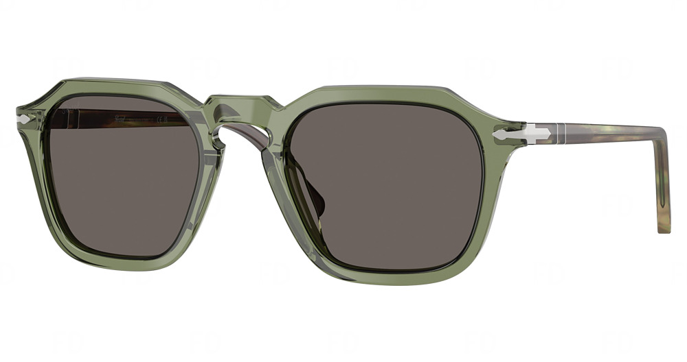 TRANSPARENT GREEN / DARK GREY