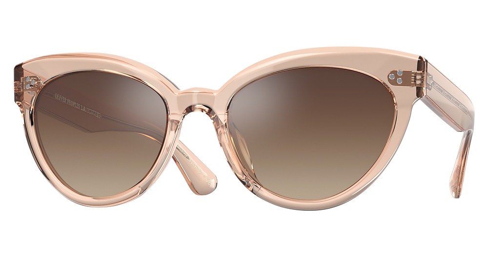 BLUSH / DARK BROWN GRADIENT MIRROR