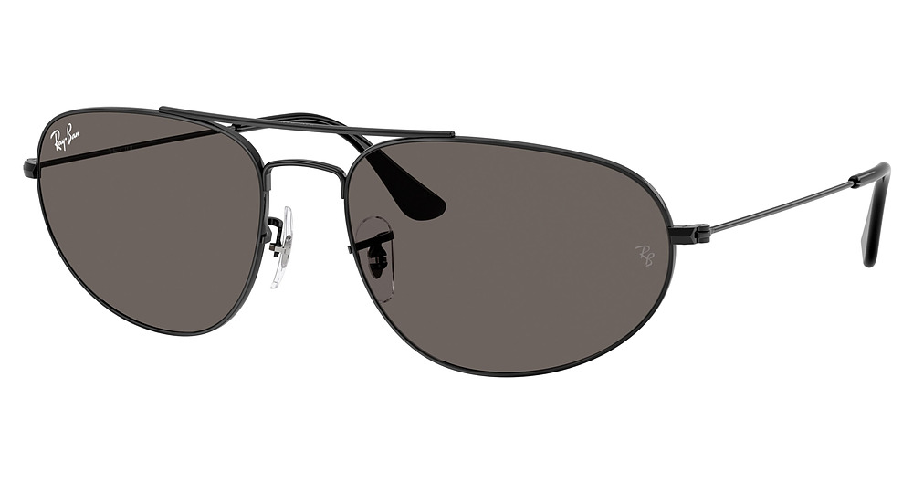 Ray-Ban RB3945 aviator sunglasses in Black/Dark Grey