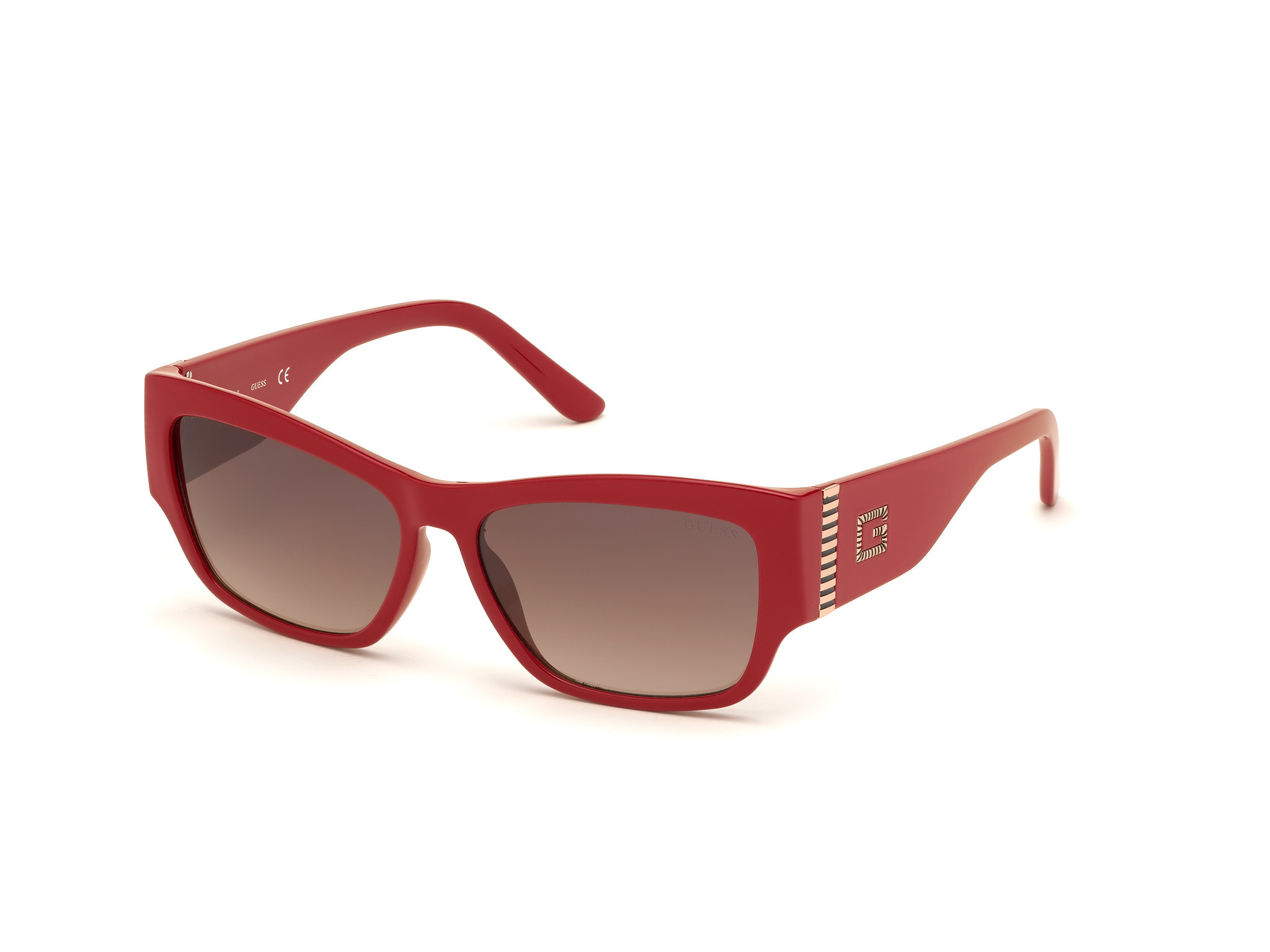 Shiny Red / Gradient Brown