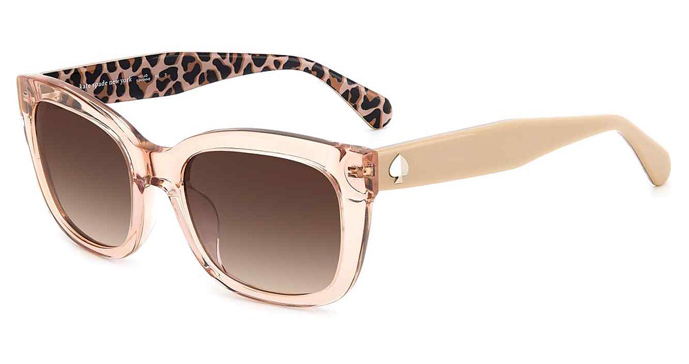 Kate Spade TAMMY/S rectangle sunglasses in Bge Ptt/Brown Shaded
