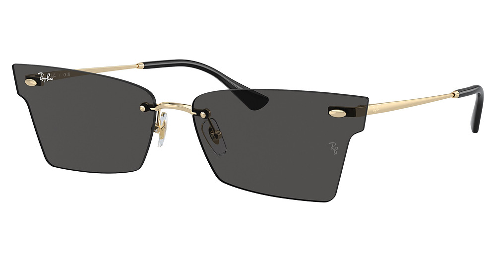 Ray-Ban RB3730 XIME cateye sunglasses in Light Gold/Dark Grey