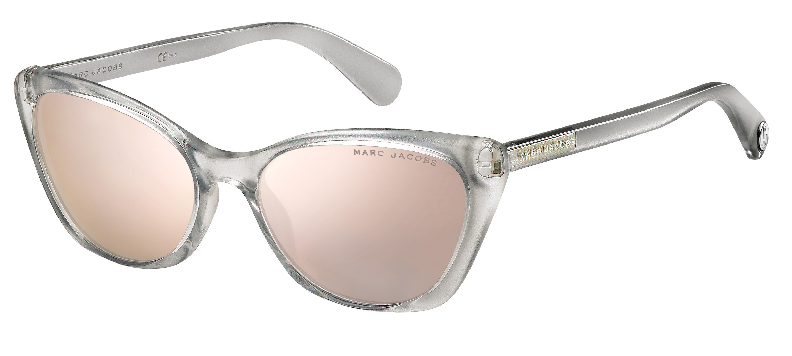 Marc Jacobs Marc 362/S cateye sunglasses in Silver (0 J Grey Rose Gold)