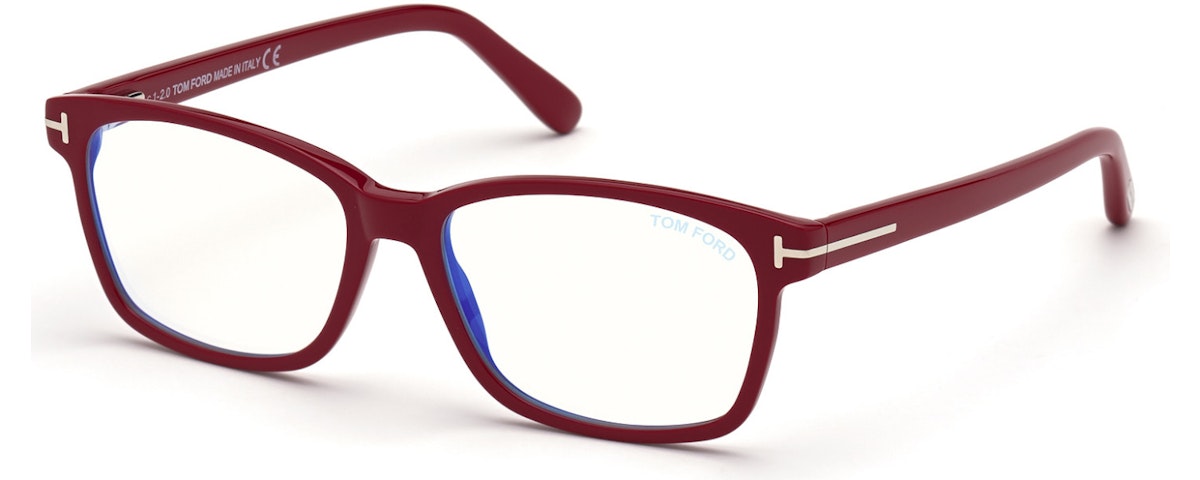 072 - Shiny Transparent Pink/ Blue Block Lenses
