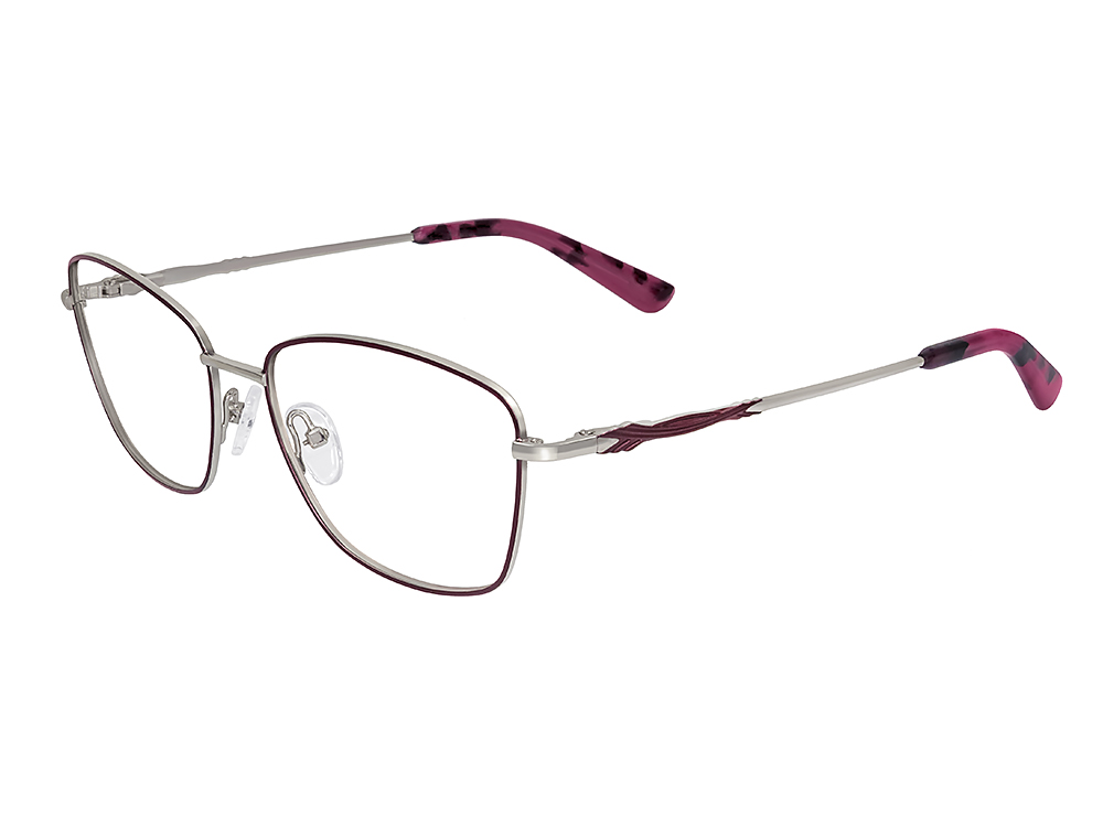 Burgundy/Silver