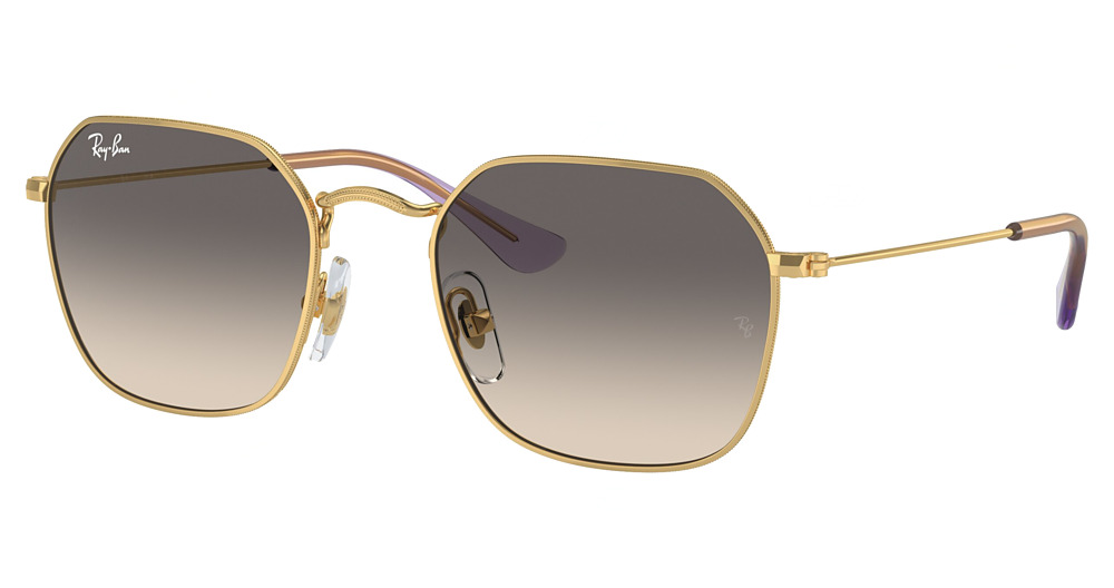 Ray-Ban RJ9594S irregular sunglasses in Arista/Grey Gradient