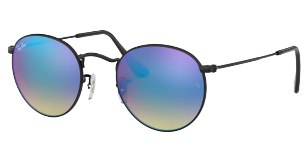 BLACK / BROWN GRADIENT MIRROR BLUE