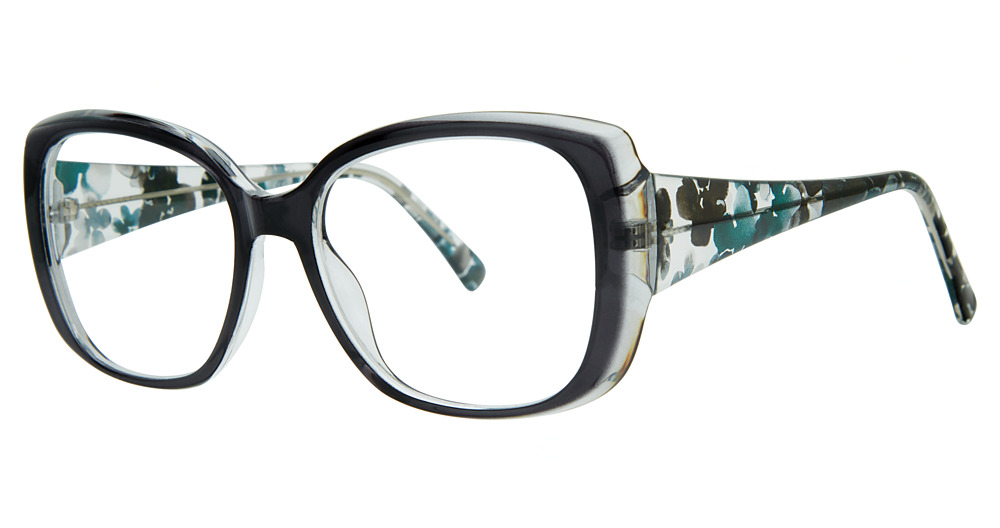 Black/Teal crystal