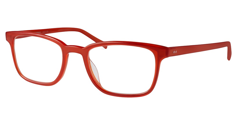 Modo 6613 round eyeglasses in Bright Red