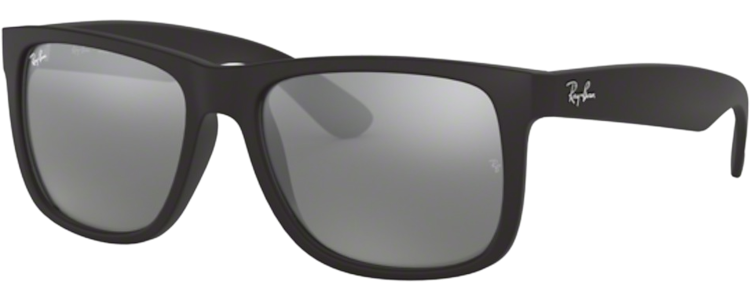 RUBBER BLACK / GREY MIRROR SILVER