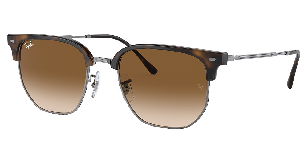 HAVANA ON GUNMETAL / CLEAR GRADIENT BROWN