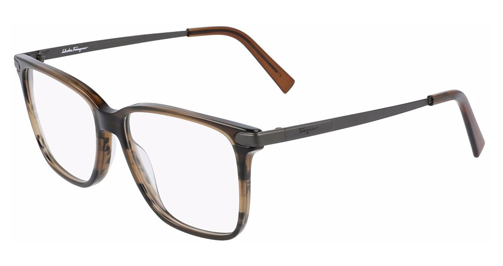 (216) STRIPED BROWN/MATTE RUTHENIUM