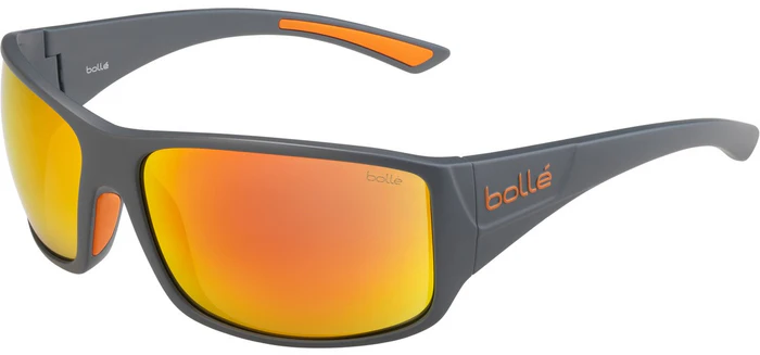 Matte Cool Gray / Hd Polarized Brown Fire