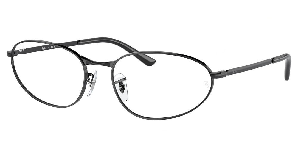 Ray-Ban RX3734V round eyeglasses in Black