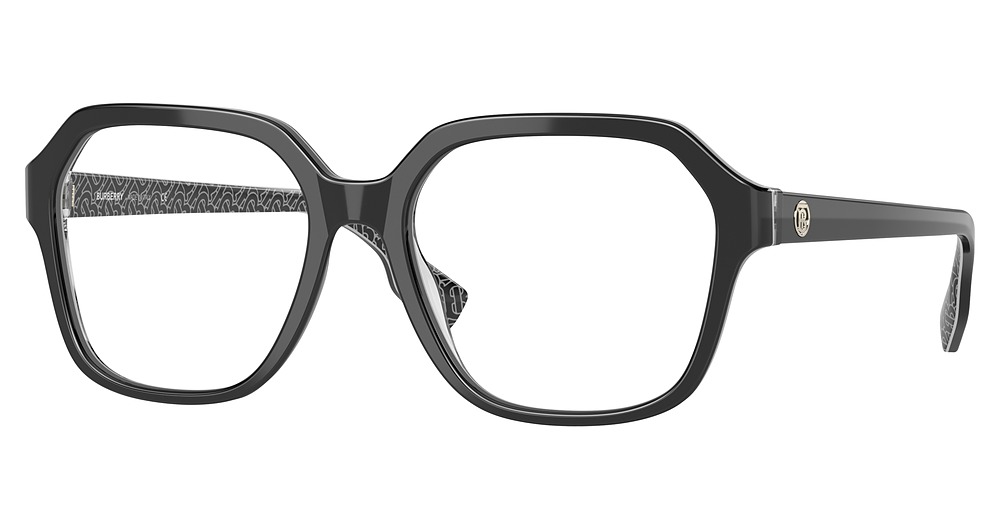 BLACK/PRINT TB/CRYSTAL