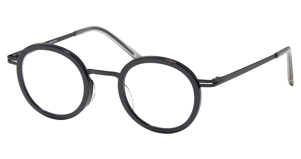 Modo 4543 round eyeglasses in Black
