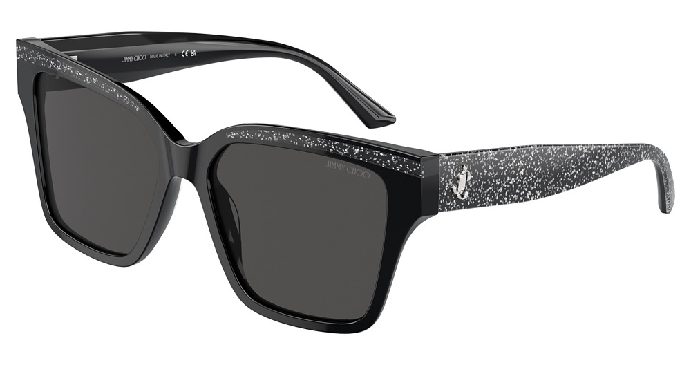 BLACK/GLITTER / DARK GREY