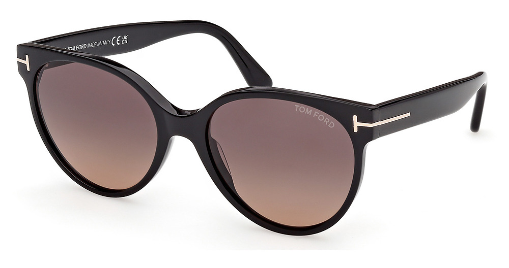 shiny black / gradient bordeaux