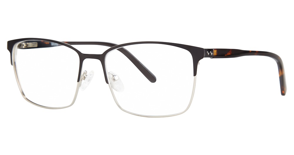 matte black/silver tortoise