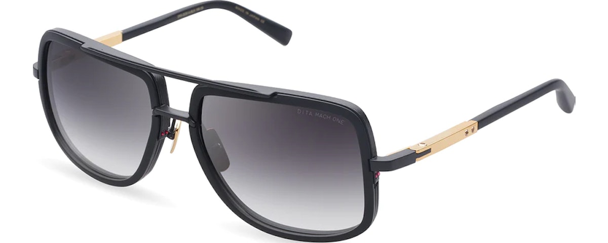 Matte Black-Matte Black Front/end Piece -18K Temples