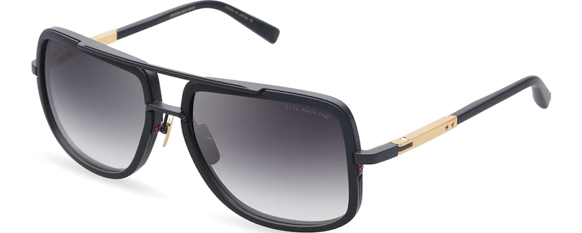 Matte Black-Matte Black Front/end Piece -18K Temples
